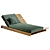 Stylish RODA-EOLIE Lounger 3D model small image 2