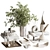 Elegant Decor Set H114 3D model small image 1