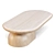 Quartam Elegance Coffee Side Tables 3D model small image 2