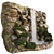 Cascade Falls Rocky Cliff Garden 3D model small image 2