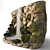 Cascade Falls Rocky Cliff Garden 3D model small image 4