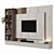 Elegant TV Wall Unit 2015 3D model small image 2