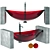 Crystal Hanging Bathtub Set 3D model small image 2