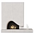 Modern Bio Fireplace 3D model small image 1