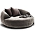 Luxury PALAU Armchair: Exteta Design 3D model small image 1