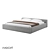 Luxury Minimalist Bed Casper 3D model small image 1