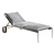 Atlante Light Outdoor Chaise Longue 3D model small image 3