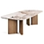 Modern Onno Dining Table in 3D 3D model small image 1