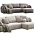 Modern Comfort Easy Sofa Set 3D model small image 4