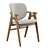Rowanoke Dining Armchair Set 133 3D model small image 3