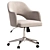 Ergonomic Office Chair in Blue 3D model small image 1