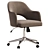 Ergonomic Office Chair in Blue 3D model small image 2