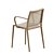 Elegant Mya Collection Chair 3D model small image 2