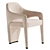  Stylish MARLON Dining Chair 3D model small image 2