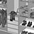 Title: Open Wardrobe Closet 3D model small image 5