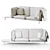 Sahara Sofa by Monologue 3D model small image 4