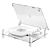 White Transparent Vinyl Turntable 3D model small image 2