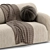  Luxe Jupiter Corner Sofa 3D model small image 5