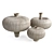 Mystical Mushroom Vases in Various Sizes 3D model small image 2