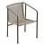 Flexform Ottavia Outdoor Dining Chair 3D model small image 2