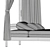 Stylish Apache Chaise Longue Bed 3D model small image 7