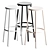 Ergonomic Office Stool Stance 3D model small image 2