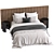 Double Bed Model №206 3D model small image 4