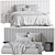 Double Bed Model №206 3D model small image 5