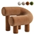 Stylish UMI Armchair for Modern Interiors 3D model small image 1