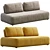 Elegant Sofa Puff In Mood 3D model small image 1