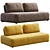 Elegant Sofa Puff In Mood 3D model small image 5