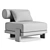 Teak VIGO Lounge Chair | Restoration Hardware 3D model small image 5