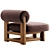 Modern 2017 Malta Chair Design 3D model small image 2