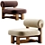 Modern 2017 Malta Chair Design 3D model small image 3