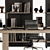 Executive Office Boss Desk 655 3D model small image 5