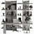 Executive Office Boss Desk 655 3D model small image 6