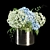 Hydrangea Vase Bouquet with Textures 3D model small image 4