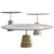 Modern Cement Rock Table: Versatile & Chic 3D model small image 2