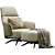 Elegant Kaori Lounge: Poliform Design 3D model small image 2