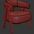 Modern Elegant Loai Armchair 3D 3D model small image 6