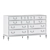 Classic Hickory White Dresser 3D model small image 2