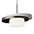 Asymmetric LED Pendant Lamp 3D model small image 3