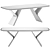 Modern Chic Metaverso Dining Table 3D model small image 4