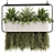 High-Quality Hanging Indoor Plant Set 3D model small image 2