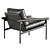 Modern Luxury Parallel Lounge Chair 3D model small image 5