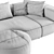 Modern Yves Sofa Minotti 2015 3D model small image 6