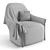 Luxurious Trussardi Casa Armchair 3D model small image 2