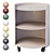 Customizable Bedside Cabinet: Black 3D model small image 8