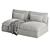 Cozy Contemporary ARIA Sofa 3D model small image 1