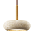 Stone Wood Chandelier with Rotating Elements 3D model small image 3